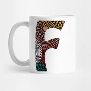 F Aboriginal Alphabet Mug